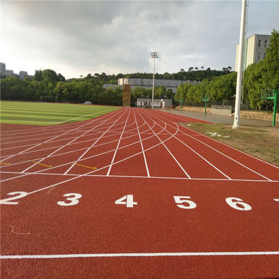 Anti UV Rubber Athletic Track Comfortable Elasticity