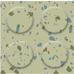 Moisture Resistant Indoor Rubber Flooring , 8mm Anti Static Rubber Flooring
