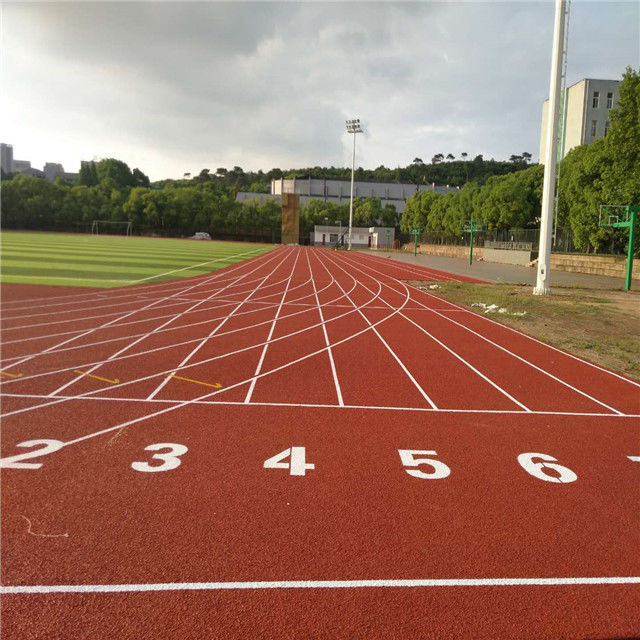 Anti UV Rubber Athletic Track Comfortable Elasticity
